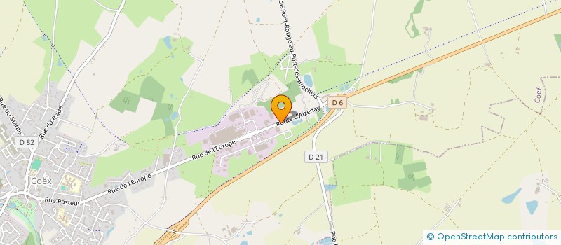 localisation de l'entreprise SCI DURAND  COEX