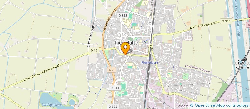 localisation de l'entreprise SCI DURAND AVON à PIERRELATTE