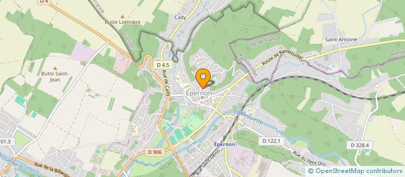 localisation de l'entreprise SCI DURAND BEAUCHET à EPERNON