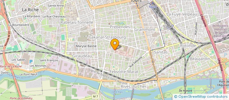 localisation de l'entreprise SCI DURAND CHANTEPIE  TOURS