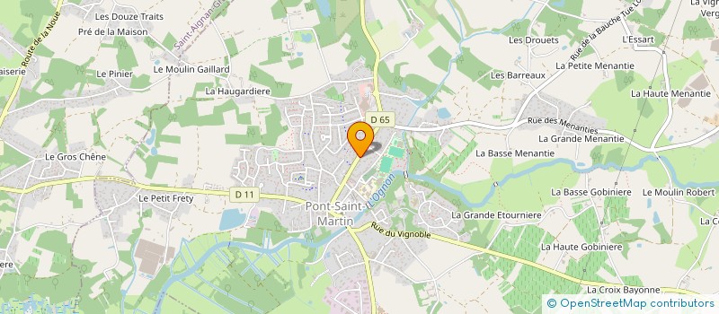 localisation de l'entreprise SCI DURAND GIFFARD ROZIER  PONT-SAINT-MARTIN