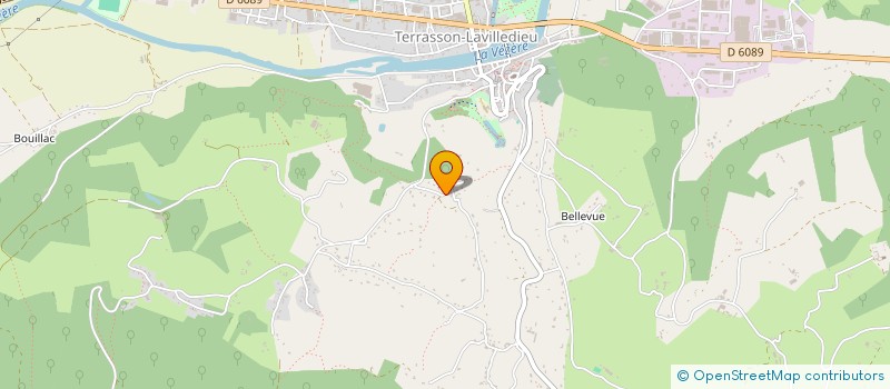 localisation de l'entreprise SCI DURAND HAUQUIN  TERRASSON-LAVILLEDIEU