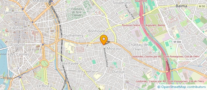 localisation de l'entreprise SCI DURAND LAVENC à TOULOUSE