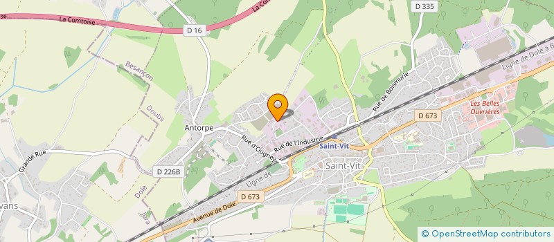 localisation de l'entreprise SCI DURAND VERNIER  SAINT-VIT