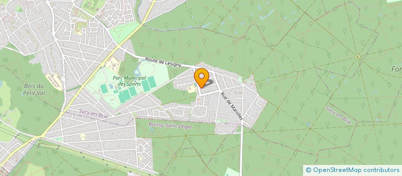 localisation de l'entreprise SCI DURANDAL  SUCY EN BRIE