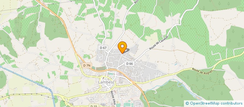 localisation de l'entreprise SCI DURANDAL à LAMBESC