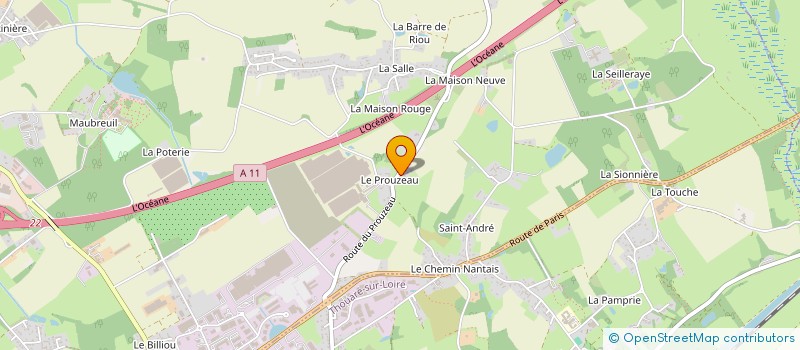 localisation de l'entreprise SCI DURANDEAU  CARQUEFOU