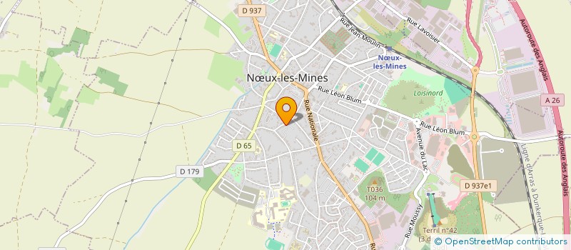 localisation de l'entreprise SCI DURANEL IMMOBILIER  NUX-LES-MINES