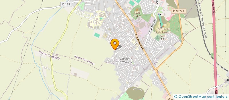 localisation de l'entreprise SCI DURANEL INVEST  NUX-LES-MINES