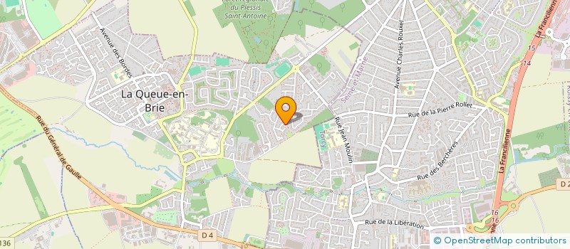 localisation de l'entreprise SCI DURANT  LA QUEUE-EN-BRIE