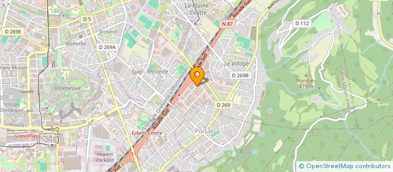 localisation de l'entreprise SCI DURBIANO  SAINT-MARTIN-D'HERES