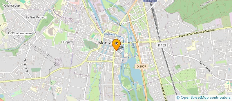 localisation de l'entreprise SCI DURDAN COPLO à MONTARGIS