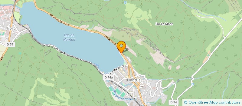 localisation de l'entreprise SCI DURDU à NANTUA