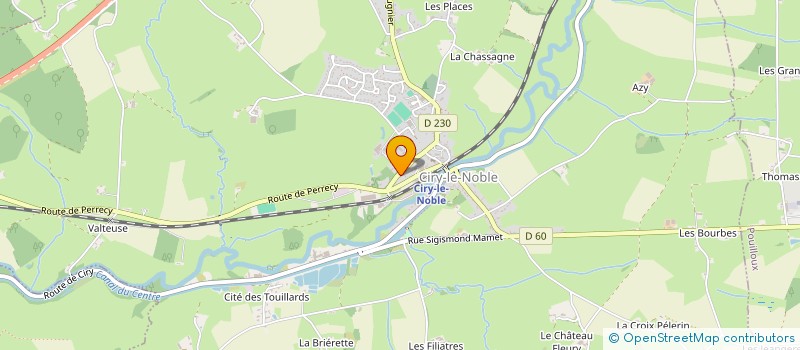 localisation de l'entreprise SCI DURGUE  CIRY-LE-NOBLE