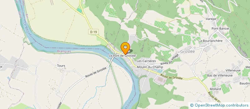 localisation de l'entreprise SCI DURHONE  GROSLEE-SAINT-BENOIT