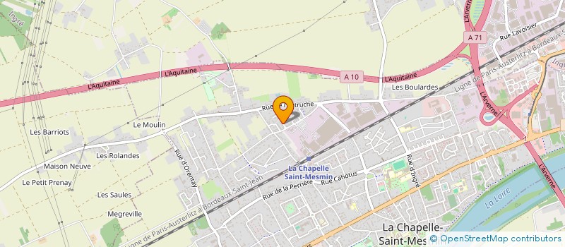 localisation de l'entreprise SCI DURIELLE à LA CHAPELLE-SAINT-MESMIN
