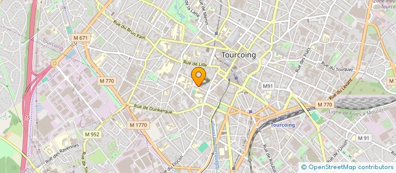 localisation de l'entreprise SCI DURIEUX THORONET  TOURCOING