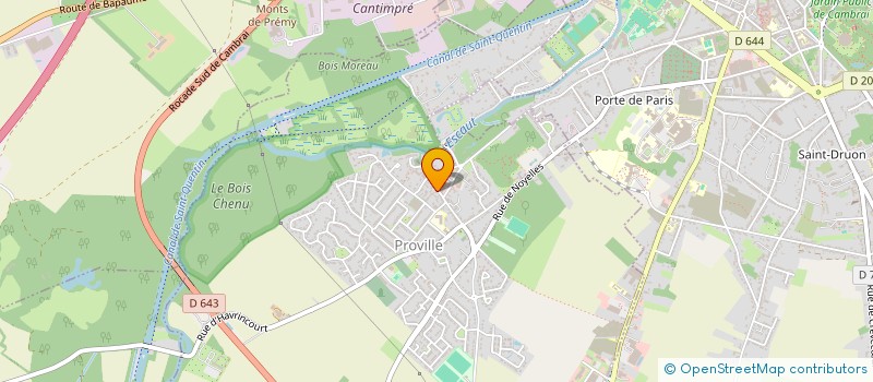 localisation de l'entreprise SCI DURIEZ  PROVILLE