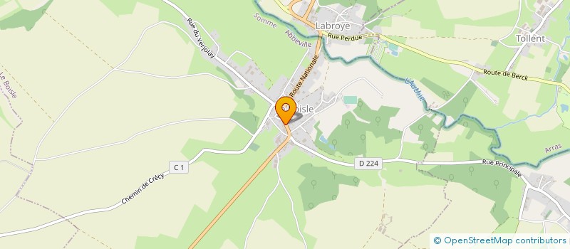 localisation de l'entreprise SCI DURIEZ  LE BOISLE