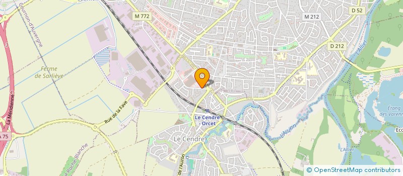 localisation de l'entreprise SCI DURIEZ  LE CENDRE