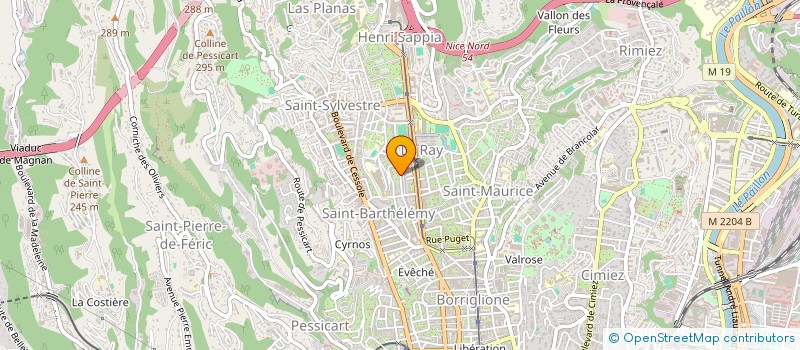 localisation de l'entreprise SCI DURIF à NICE