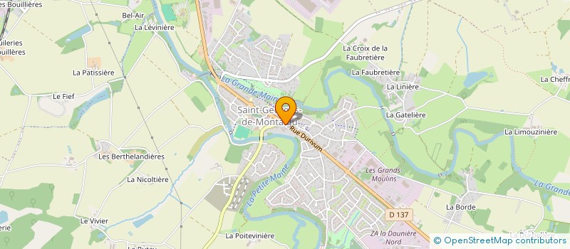 localisation de l'entreprise SCI DURIPRAZ à MONTAIGU-VENDEE