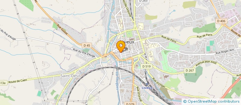 localisation de l'entreprise SCI DURIS à LISIEUX