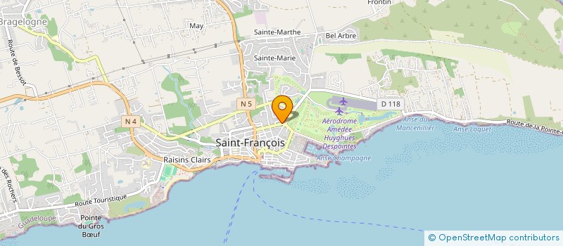 localisation de l'entreprise SCI DURIVAL à SAINT-FRANCOIS
