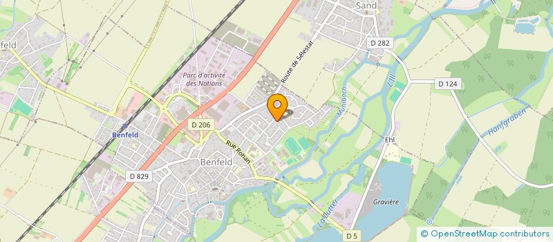 localisation de l'entreprise SCI DURMI  BENFELD