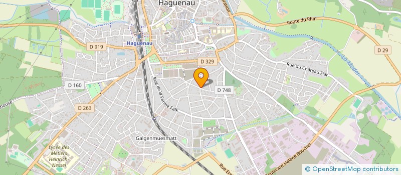 localisation de l'entreprise SCI DURNA  HAGUENAU