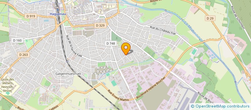 localisation de l'entreprise SCI DURNA ET FILS  HAGUENAU