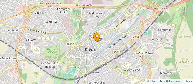 localisation de l'entreprise SCI DUROCASSE à DREUX