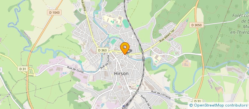 localisation de l'entreprise SCI DUROEULX  HIRSON