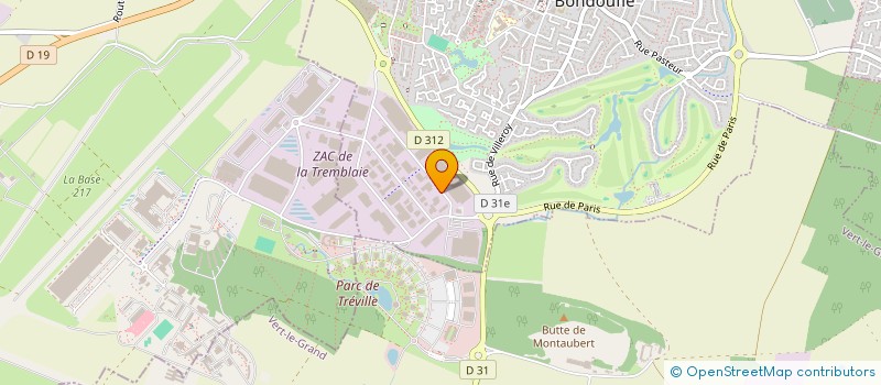 localisation de l'entreprise SCI DUROSEY à BONDOUFLE