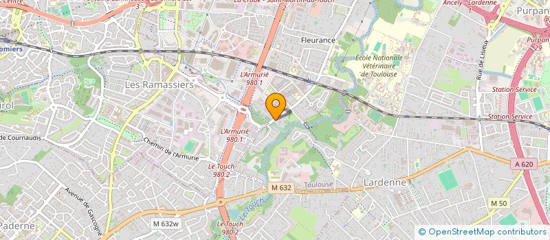 localisation de l'entreprise SCI DURRIEU  TOULOUSE