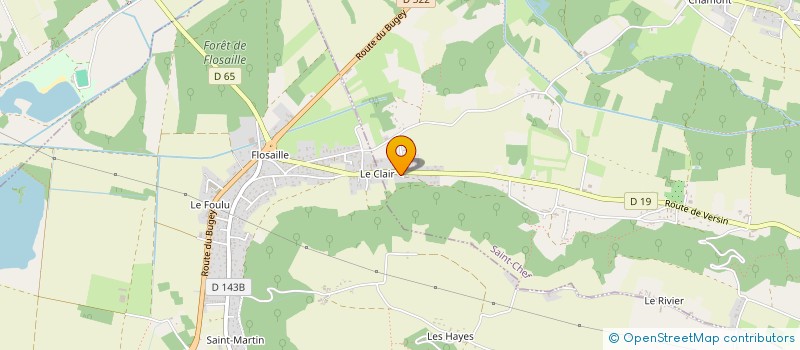 localisation de l'entreprise SCI DURUAL FLACHER  SAINT-CHEF