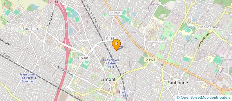 localisation de l'entreprise SCI DUSART ABOU KHALIL à ERMONT