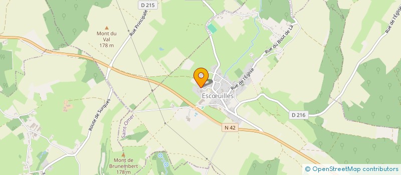 localisation de l'entreprise SCI DUSAUTOIR  ESCUILLES