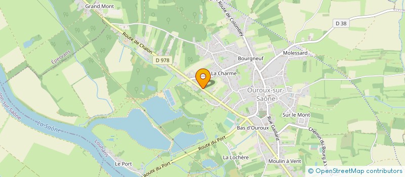 localisation de l'entreprise SCI DUSCA  OUROUX-SUR-SAONE