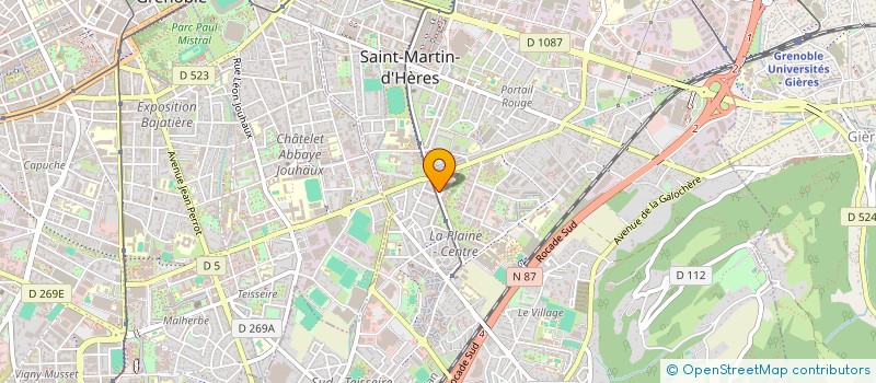 localisation de l'entreprise SCI DUSE/PERDRIOL  SAINT-MARTIN-D'HERES