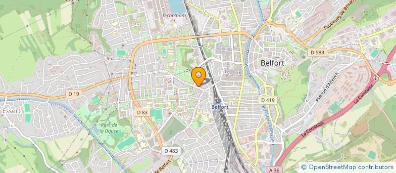 localisation de l'entreprise SCI DUSEIZE à BELFORT