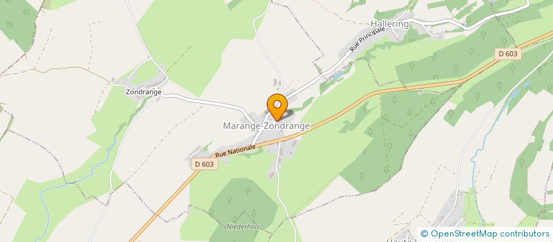 localisation de l'entreprise SCI DUSENTIER  MARANGE-ZONDRANGE