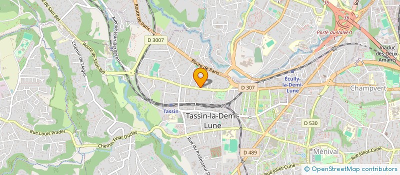 localisation de l'entreprise SCI DUSO  TASSIN-LA-DEMI-LUNE