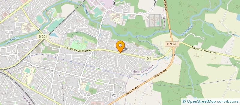 localisation de l'entreprise SCI DUSSANS AL  MONT-DE-MARSAN