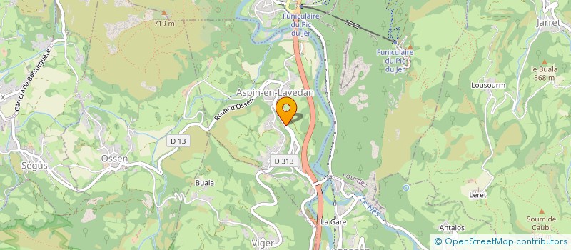localisation de l'entreprise SCI DUSSAR  ASPIN-EN-LAVEDAN