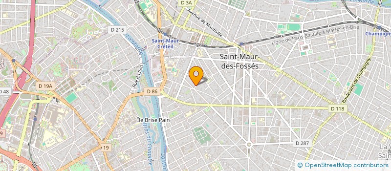 localisation de l'entreprise SCI DUSSAULT 1 à SAINT-MAUR-DES-FOSSES