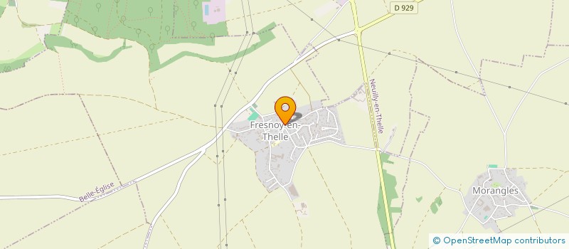 localisation de l'entreprise SCI DUSSAUTOIR  FRESNOY-EN-THELLE