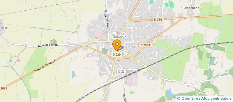 localisation de l'entreprise SCI DUSSOPT  LEZOUX