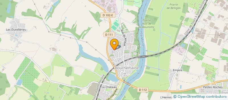 localisation de l'entreprise SCI DUT'IMMO  BOUCHEMAINE