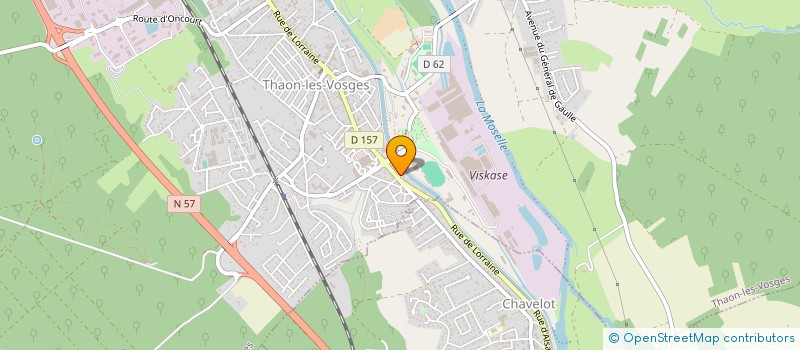 localisation de l'entreprise SCI DUTAC  THAON-LES-VOSGES